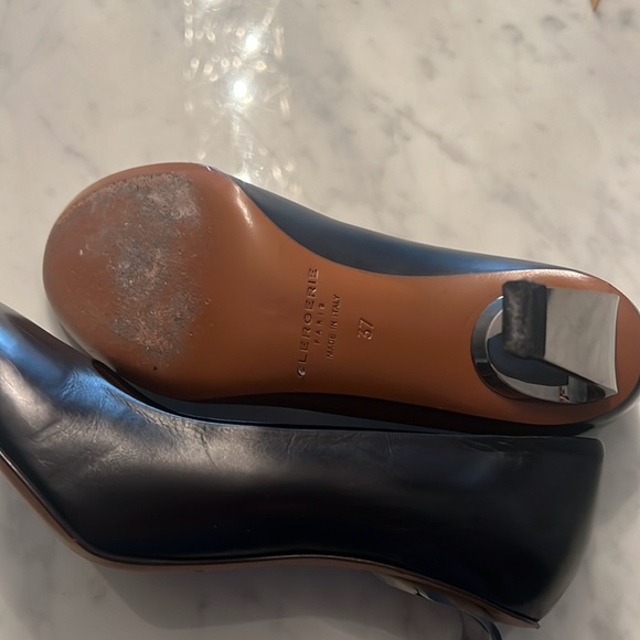 Clergerie black leather pumps, size 37 - Picture 8 of 11